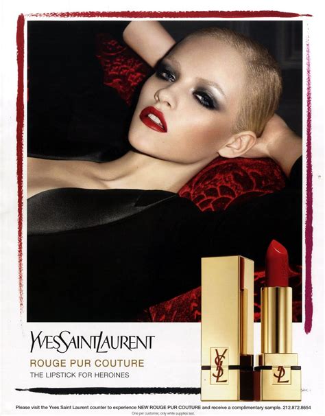 ysl rouge lipstick samples|ysl rouge pur couture commercial.